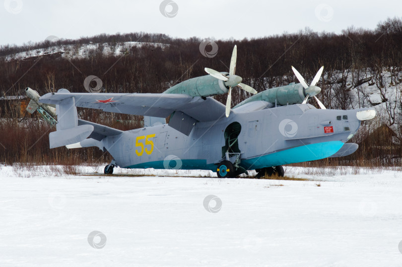 Скачать Российский противолодочный самолет-амфибия Бе-12 фотосток Ozero