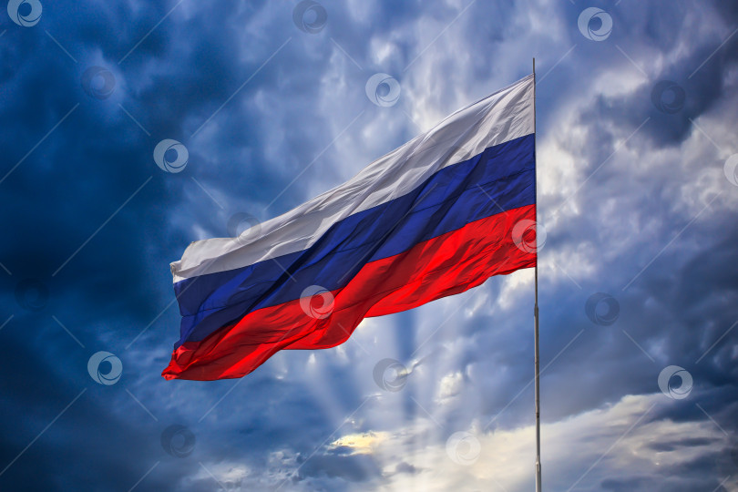 Скачать Флаг Российской Федерации фотосток Ozero