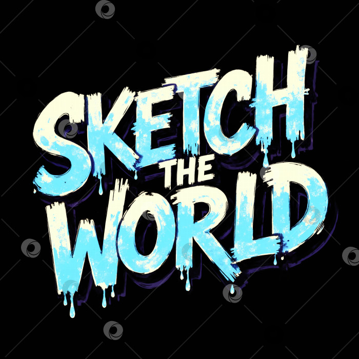 Скачать Sketch the world - это логотип компании, создающей цифровое искусство фотосток Ozero