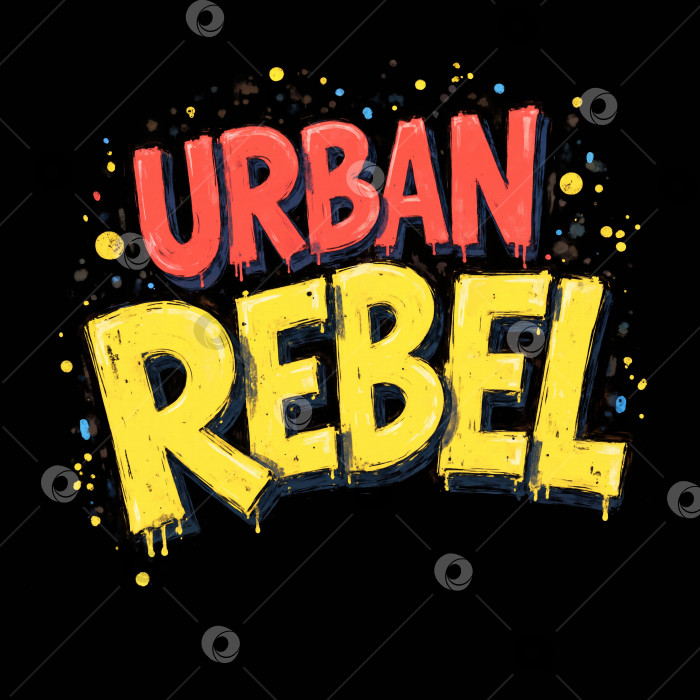 Скачать Urban rebel - это графический дизайн для бренда или продукта фотосток Ozero