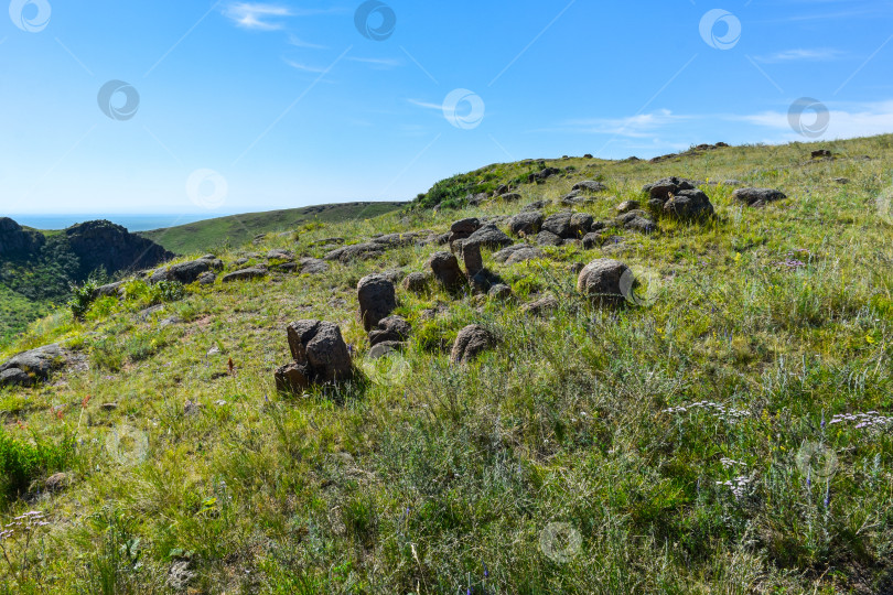 Скачать Горный пейзаж фотосток Ozero