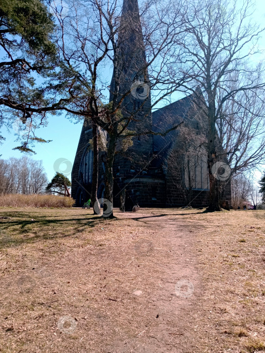 Скачать Кирха в городе фотосток Ozero