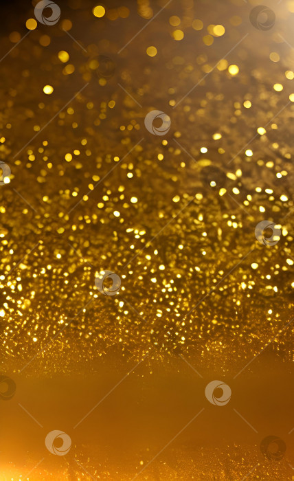 Скачать Праздничная абстрактная рождественская текстура, золотистые частицы боке и блики на темном фоне. Гранжевый фон с блестящими огнями, расфокусированный абстрактный фон с мерцающими огнями с золотым блеском фотосток Ozero