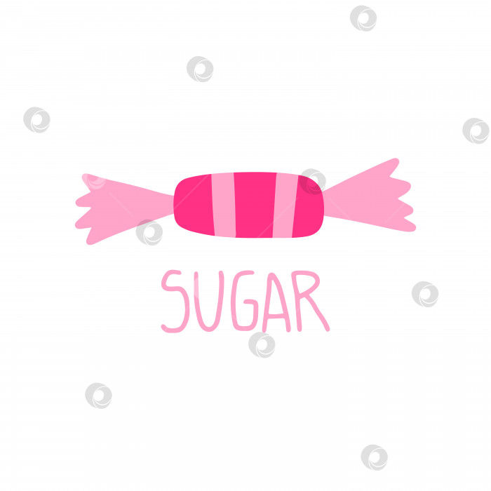 Скачать Меньше сахара, подсластитель. Икона концепции здорового питания. фотосток Ozero