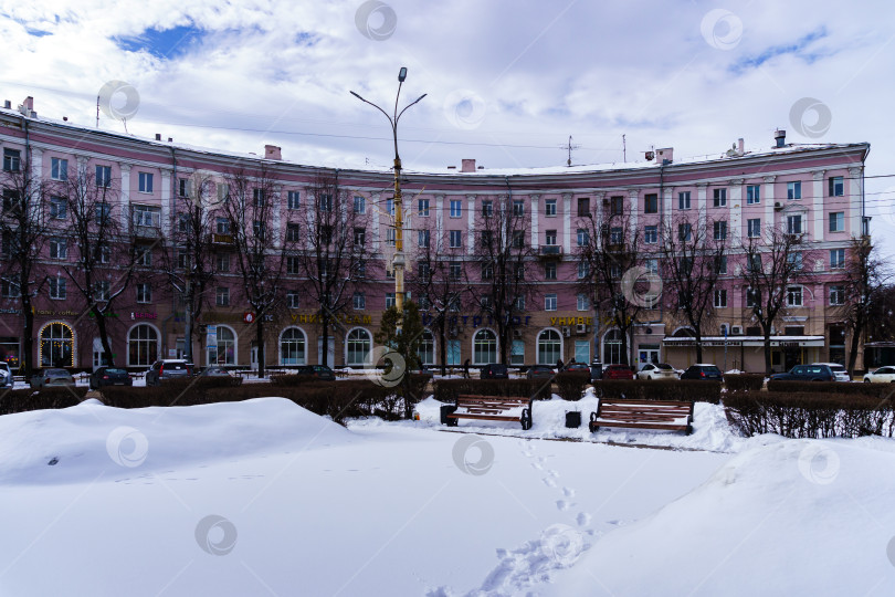 Скачать Городской пейзаж. Улица Мира. Воронеж фотосток Ozero