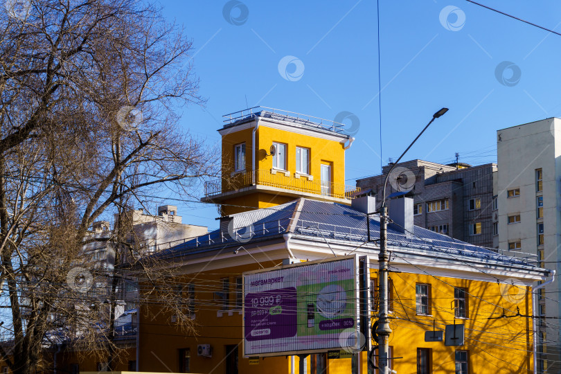 Скачать Городской пейзаж. "Домик Карлсона". Воронеж фотосток Ozero
