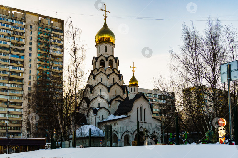 Скачать Храм Новомученников и исповедников Российских в Строгино фотосток Ozero