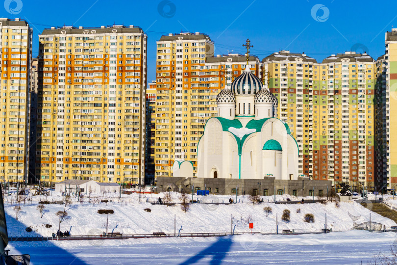 Скачать Собор святителя Николая в Павшинской пойме. Красногорск фотосток Ozero