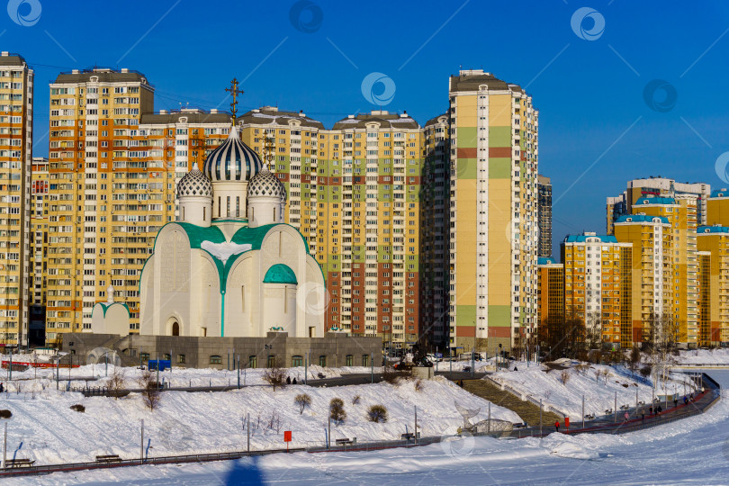 Скачать Собор святителя Николая в Павшинской пойме. Красногорск фотосток Ozero