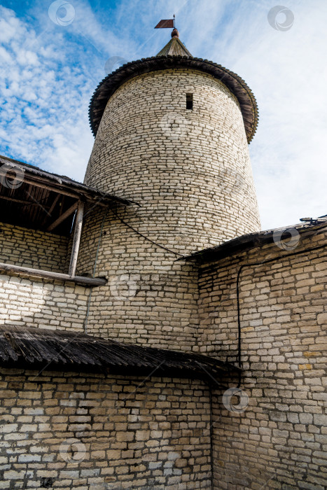 Скачать Старый город-крепость, историческая достопримечательность из камня, ландшафт фортификационных сооружений фотосток Ozero