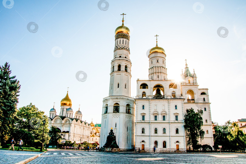 Скачать Москва, Россия, 24 августа 2015 года, Православный храм на территории Кремля фотосток Ozero