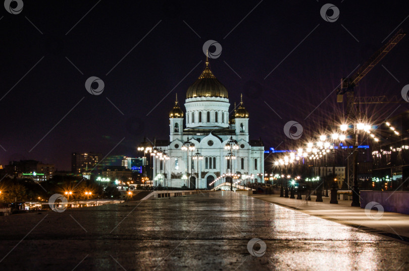 Скачать Москва, Россия, 10 августа 2015 года, Православный храм Христа Спасителя фотосток Ozero