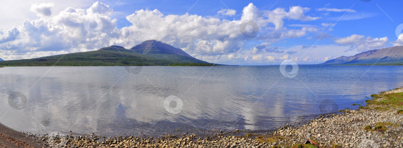 Скачать Панорама горных озер на плато Путорана. фотосток Ozero