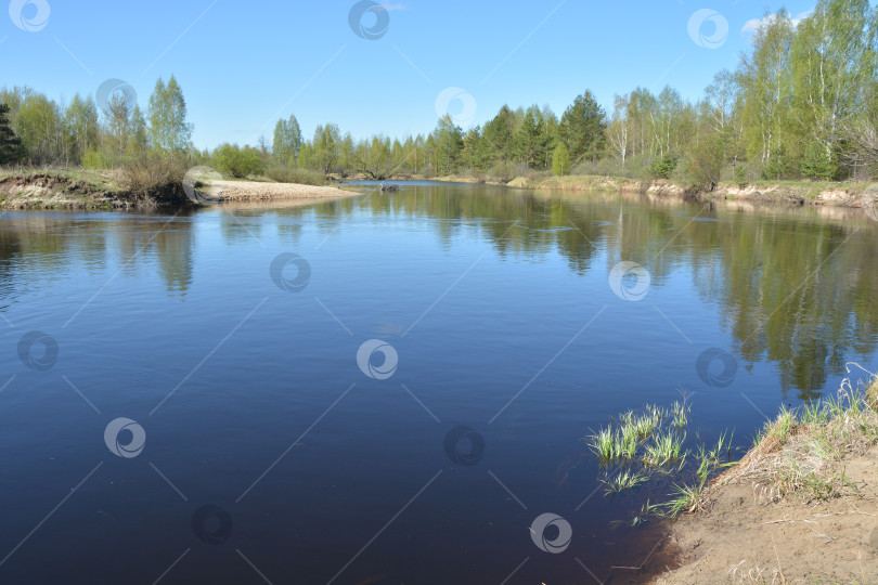 Скачать Начало мая на заповедной реке. фотосток Ozero