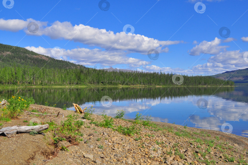Скачать Озеро Накомякен на плато Путорана. фотосток Ozero