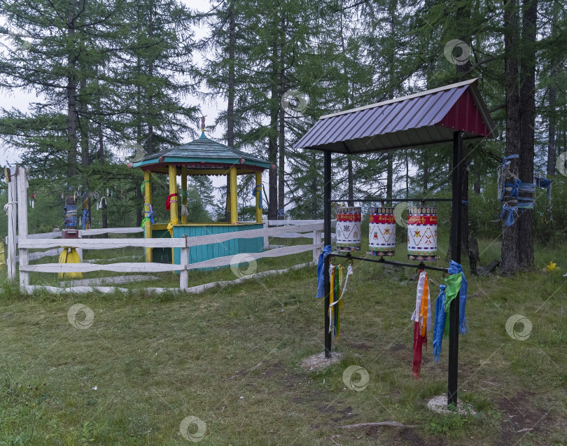 Скачать Буддийские молитвенные колеса фотосток Ozero