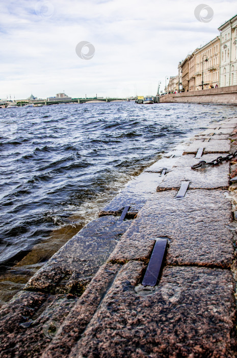 Скачать Санкт-Петербург, Россия, август 2015 года, городской пейзаж с жилыми домами, панорама фотосток Ozero