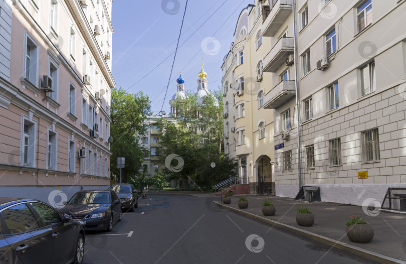 Скачать Переулок в центре Москвы. фотосток Ozero