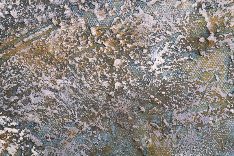 Скачать Изолированная картина маслом на холсте крупным планом (макро) фотосток Ozero