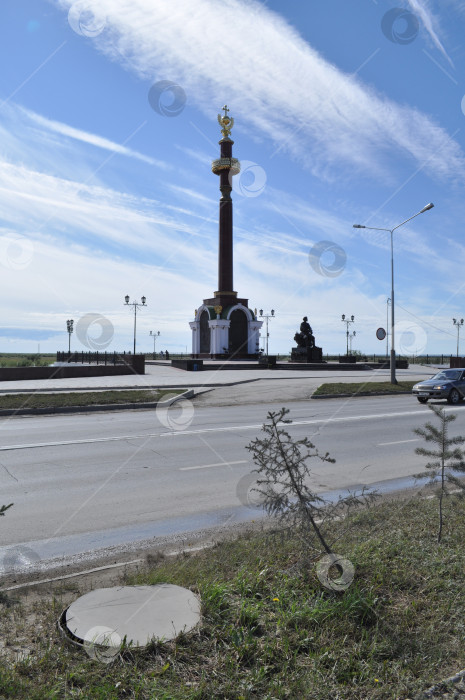 Скачать Памятник в честь основания города. Якутск. фотосток Ozero
