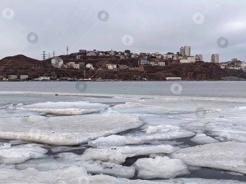 Скачать Замёрзшее морское побережье фотосток Ozero