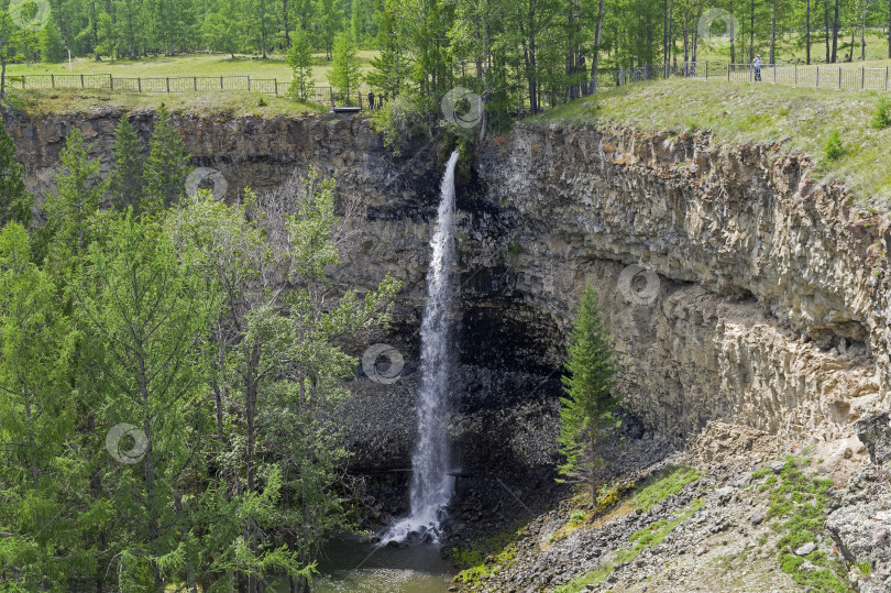 Скачать Водопад. Бурятия, Сибирь, Россия. фотосток Ozero