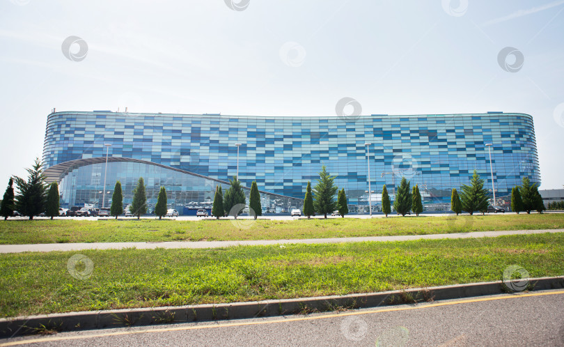 Скачать Ледовый дворец "Айсберг" в Олимпийском парке Сочи. фотосток Ozero