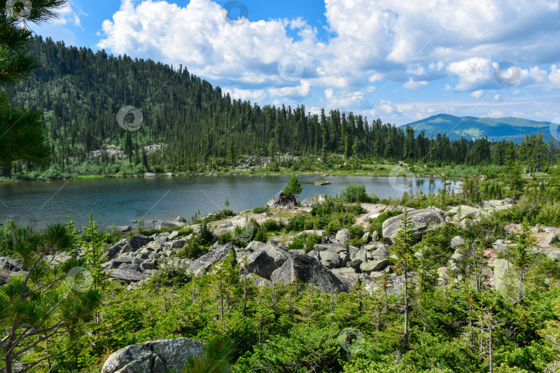 Скачать Горный пейзаж фотосток Ozero