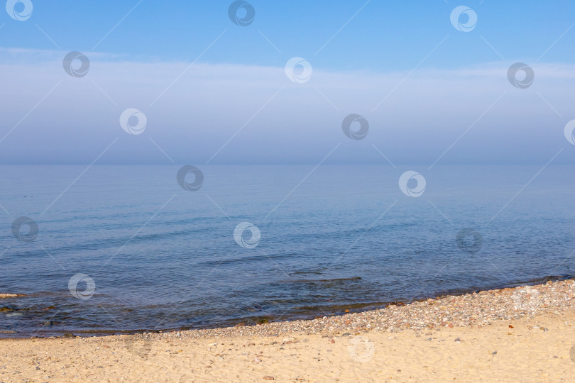 Скачать Живописный пляж Балтийского моря в Зеленоградске, Россия. фотосток Ozero