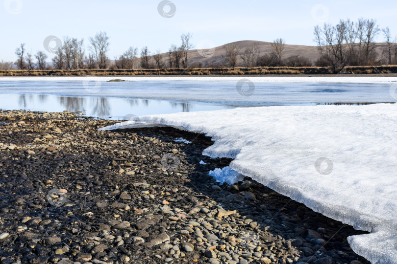 Скачать Весенний пейзаж фотосток Ozero