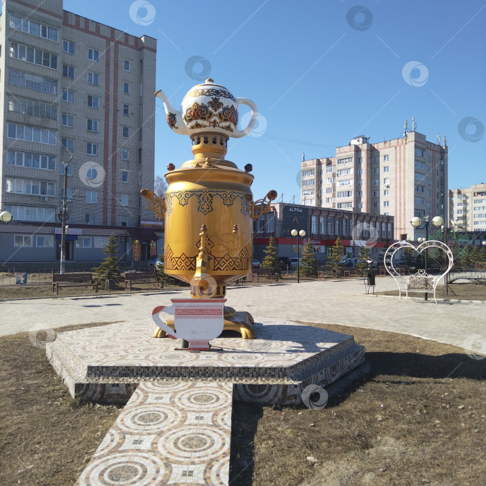 Скачать Памятник самовару. фотосток Ozero
