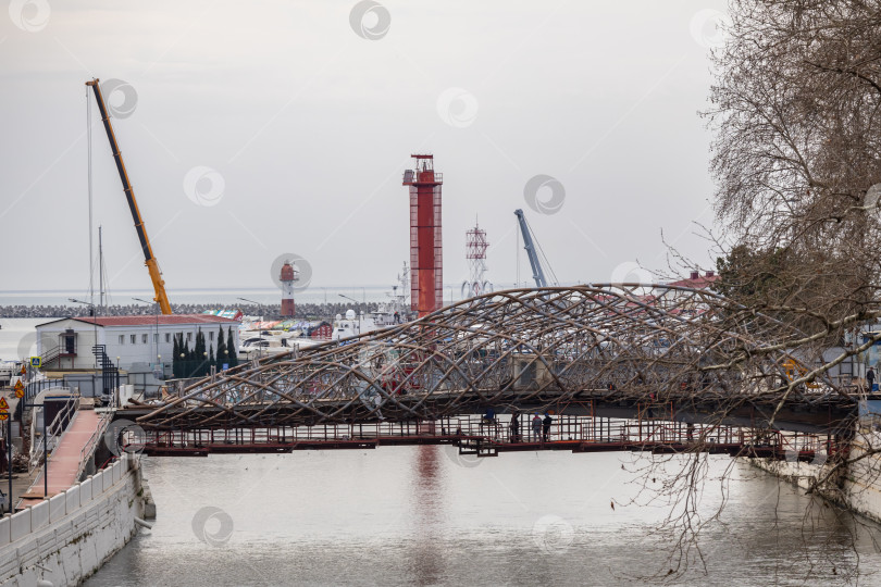 Скачать Мост Волшебный лист город Сочи фотосток Ozero