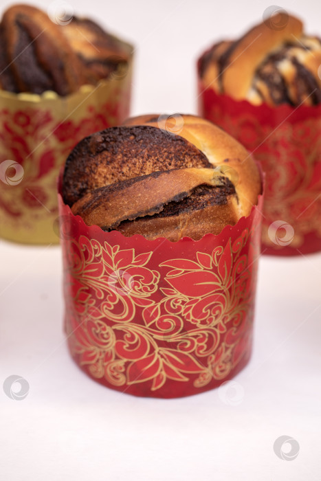 Скачать Пасхальные куличи. Домашняя выпечка к празднику. фотосток Ozero