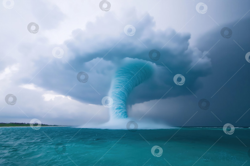 Скачать Водяное торнадо фотосток Ozero