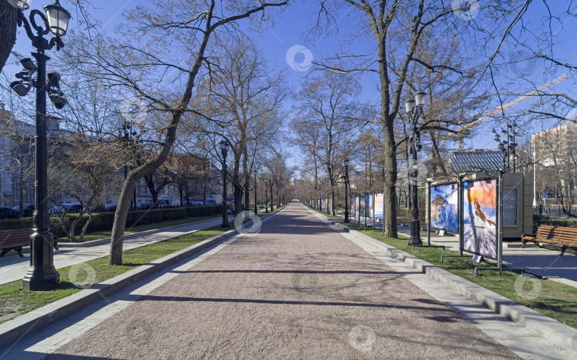 Скачать Тверской бульвар. Москва, Россия. фотосток Ozero
