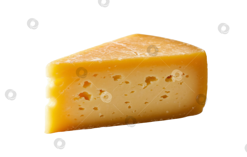 Скачать Твердый сыр на прозрачном фоне, созданный искусственным интеллектом фотосток Ozero