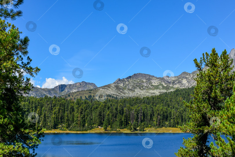 Скачать Горный пейзаж фотосток Ozero