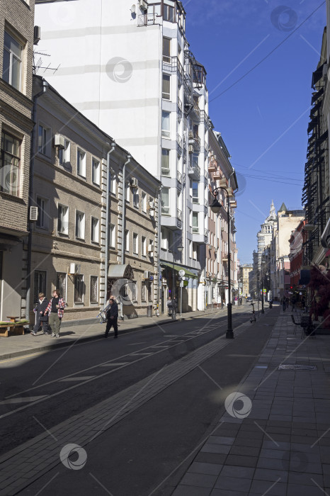 Скачать Улица Малая Бронная. Москва, Россия. фотосток Ozero
