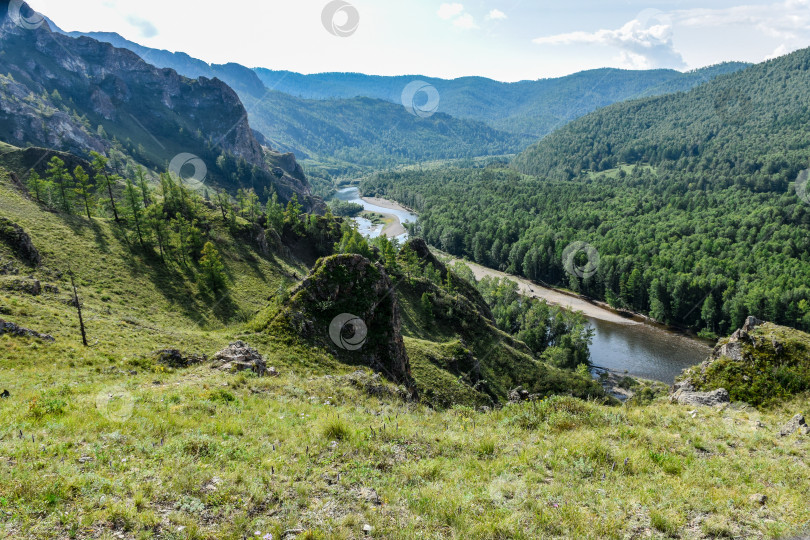 Скачать Горный пейзаж фотосток Ozero