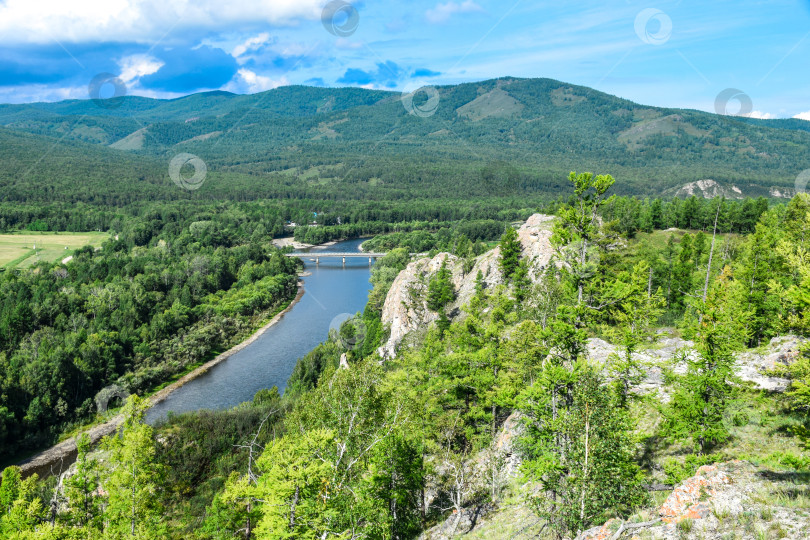 Скачать Горный пейзаж фотосток Ozero