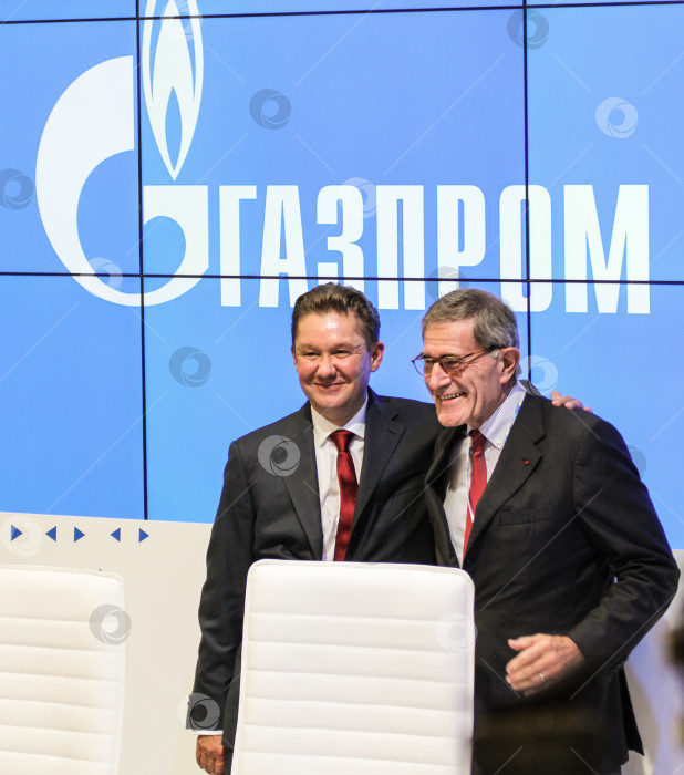 Скачать Председатель правления "Газпрома" на Газовом форуме. фотосток Ozero