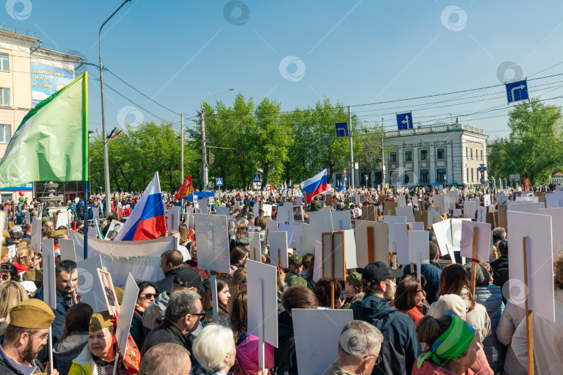 Скачать Шествие бессмертного полка. фотосток Ozero