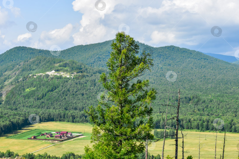 Скачать Горный пейзаж фотосток Ozero