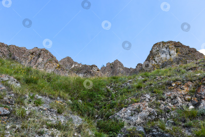 Скачать Горный пейзаж фотосток Ozero