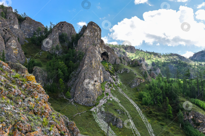 Скачать Горный пейзаж фотосток Ozero
