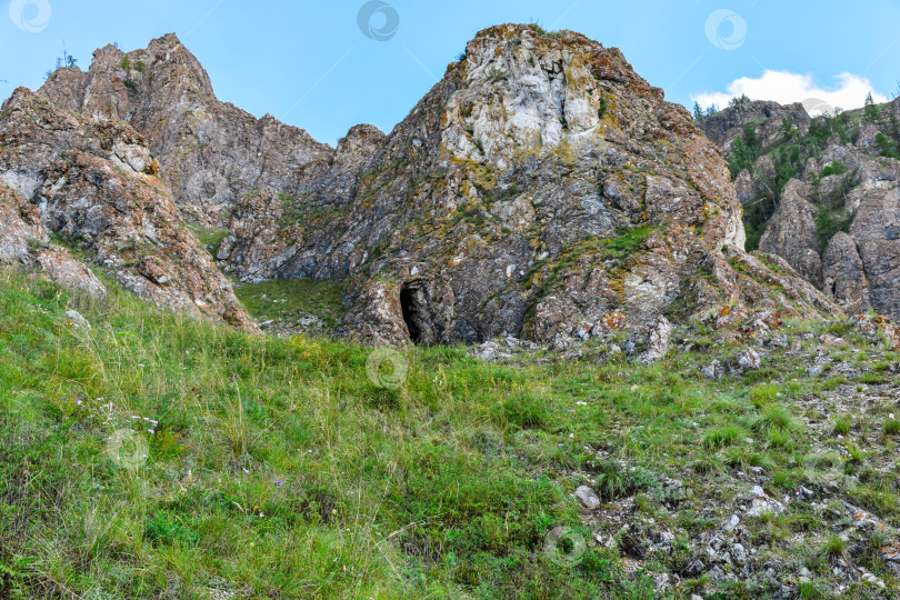 Скачать Горный пейзаж фотосток Ozero