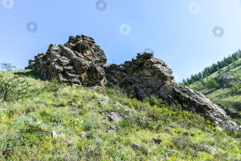 Скачать Горный пейзаж фотосток Ozero