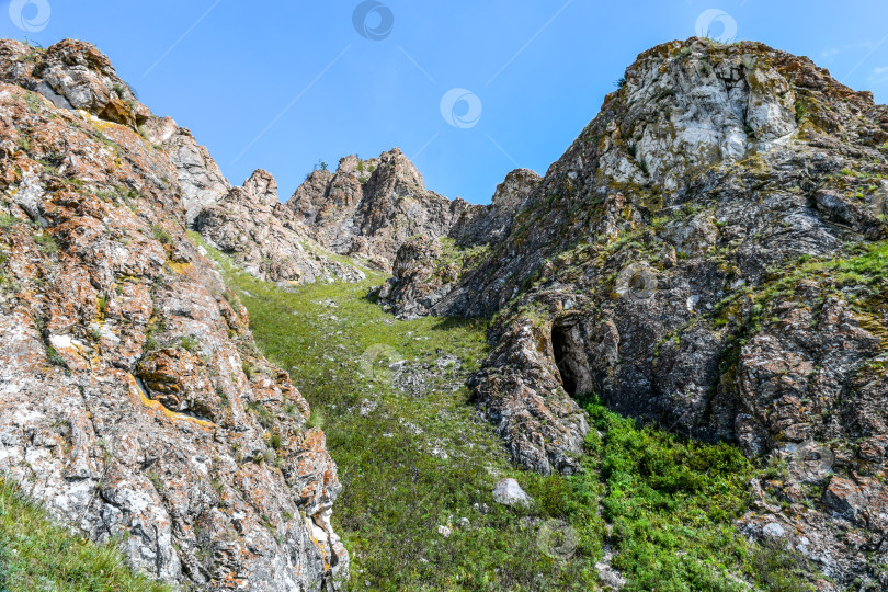 Скачать Горный пейзаж фотосток Ozero