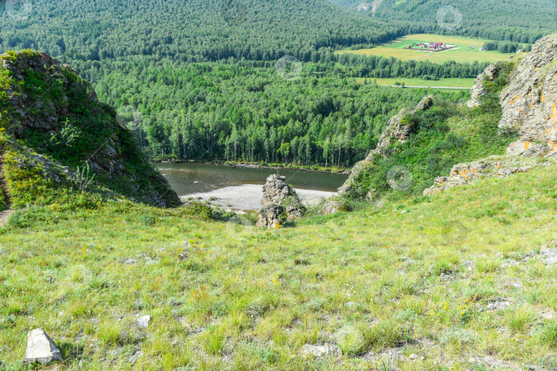 Скачать Горный пейзаж фотосток Ozero