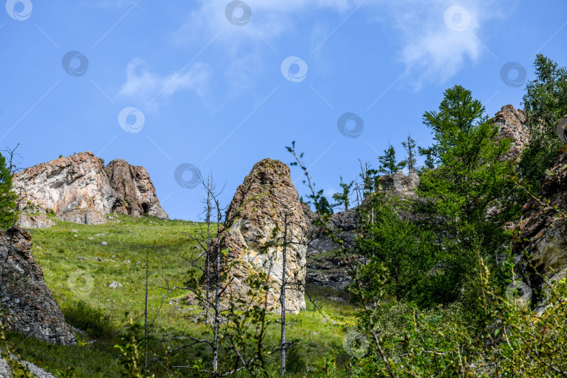 Скачать Горный пейзаж фотосток Ozero